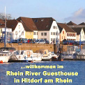 Rhein River Guesthouse - in Hitdorf am Rhein, nahe Köln & Düsseldorf
